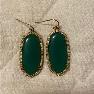 Kendra Scott Elle Earrings in Green